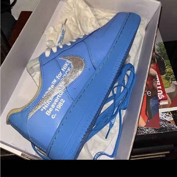 Off white air forces baby blue - Picture 8 of 10